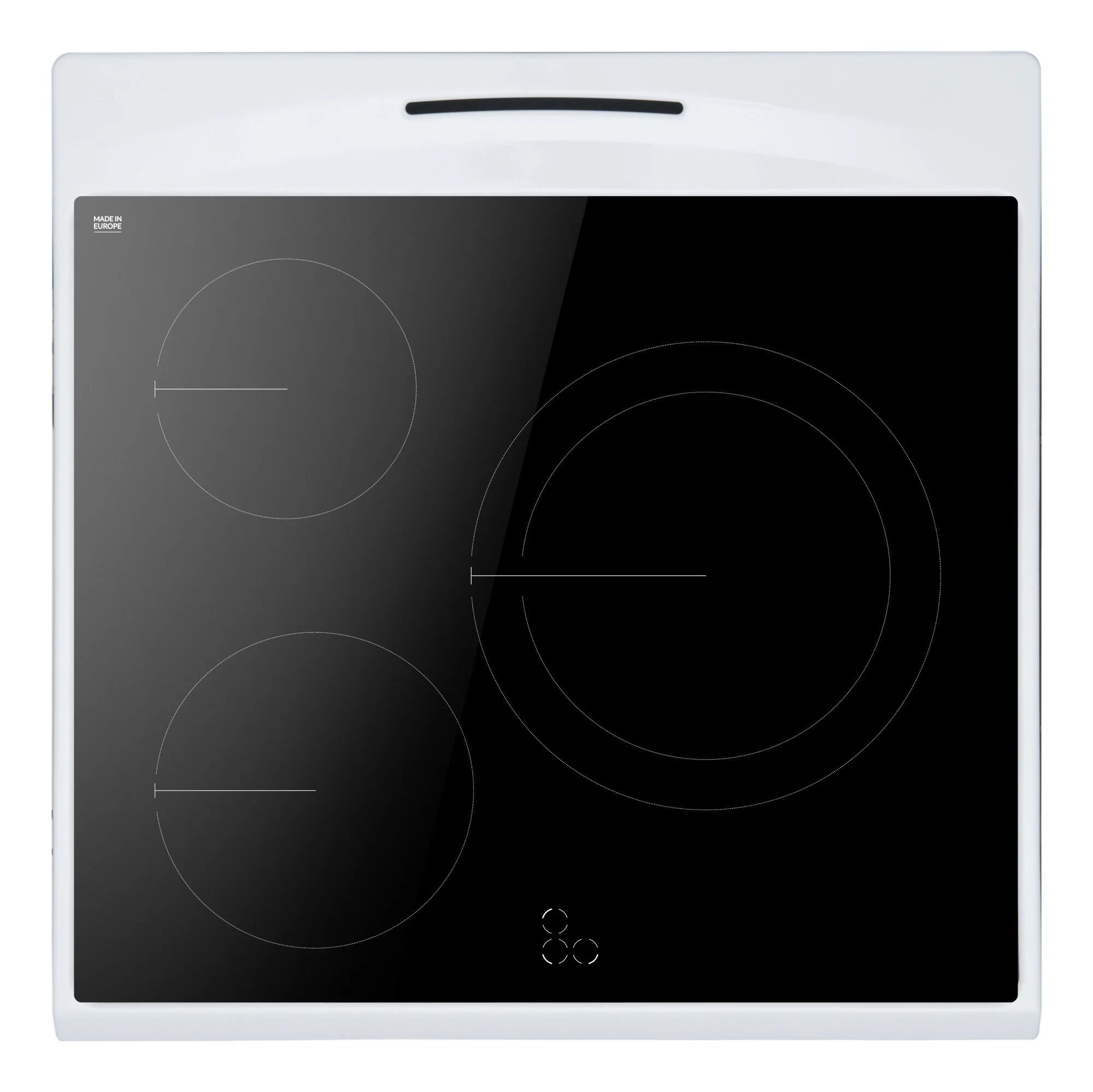 Fogão Elétrico com Placa de Vitrocerâmica Fagor 3CLV-600BB e Forno Elétrico Comfort Branco-4