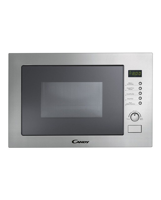 Imagem 0 de Micro-ondas Encastrável com Grill Candy MIC25 GDFX Frameless Built In Microwave de 900 W e Capacidade de 25 Litros - Inox