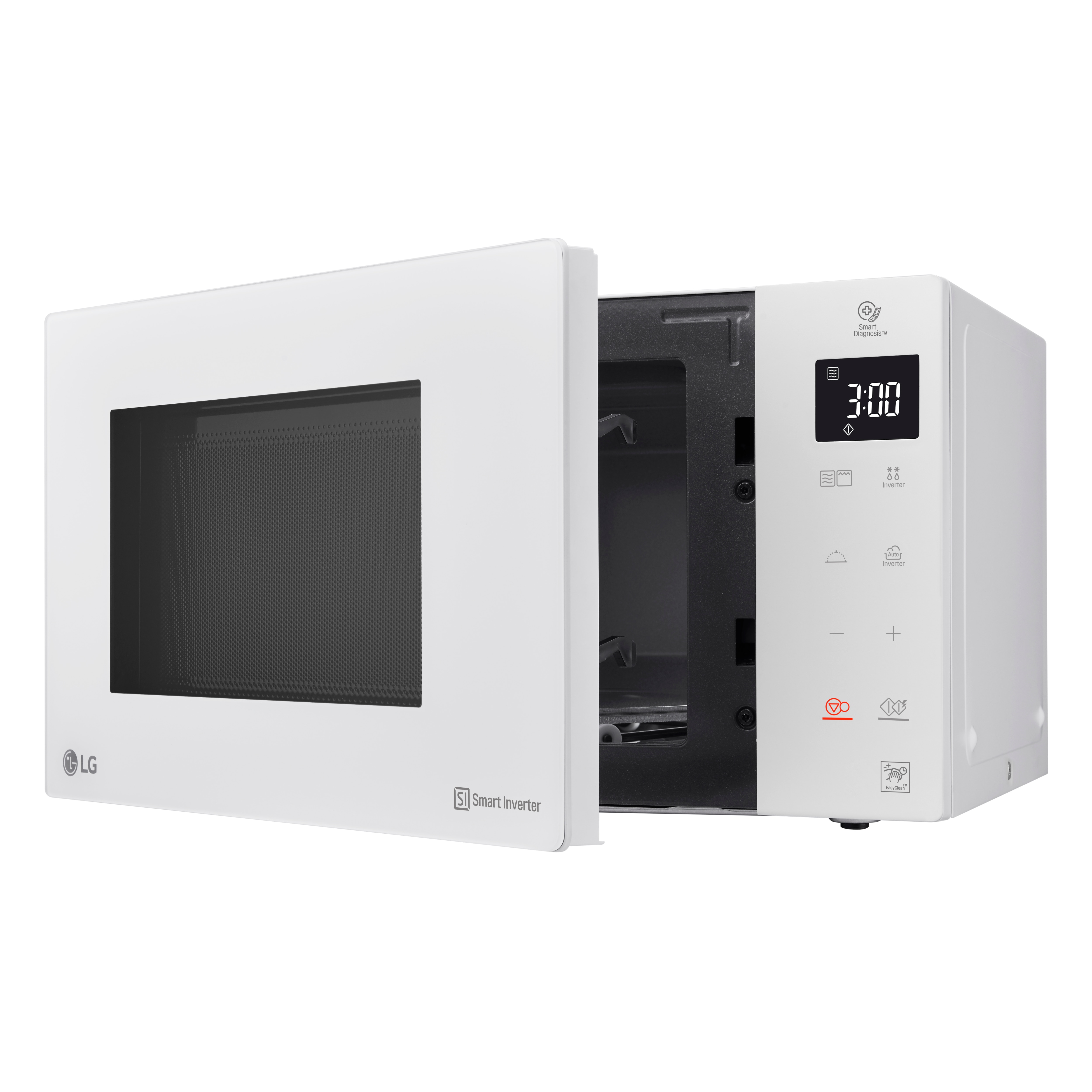 Micro-ondas com Grill LG MH6535GDH de 1000 W NeoChef, Smart Inverter e EasyClean e Capacidade de 25 L - Branco Branco-4