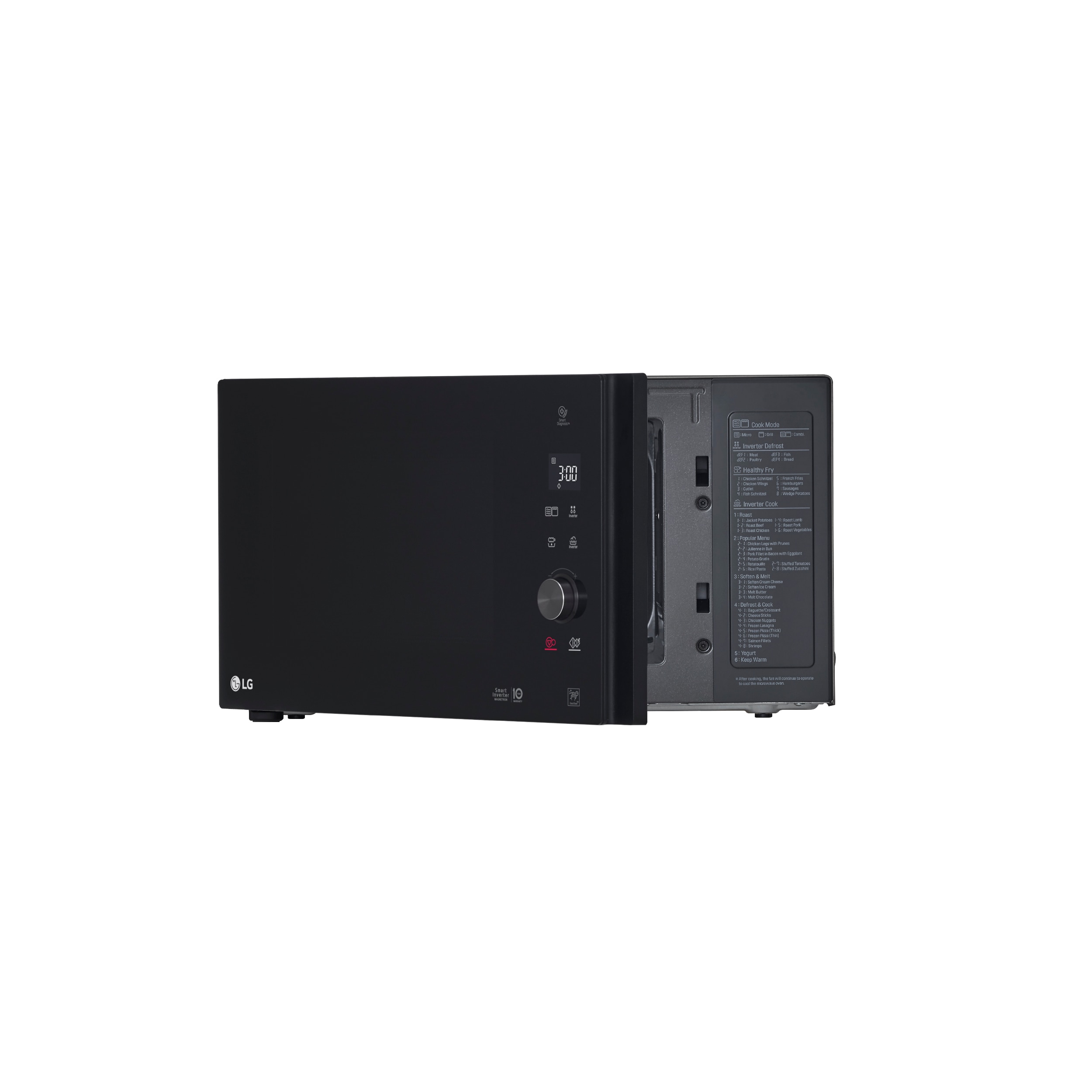Micro-ondas com Grill LG MH7265DPS de 1200 W NeoChef Smart Inverter, EasyClean e Capacidade de 32 L - Preto Preto-4