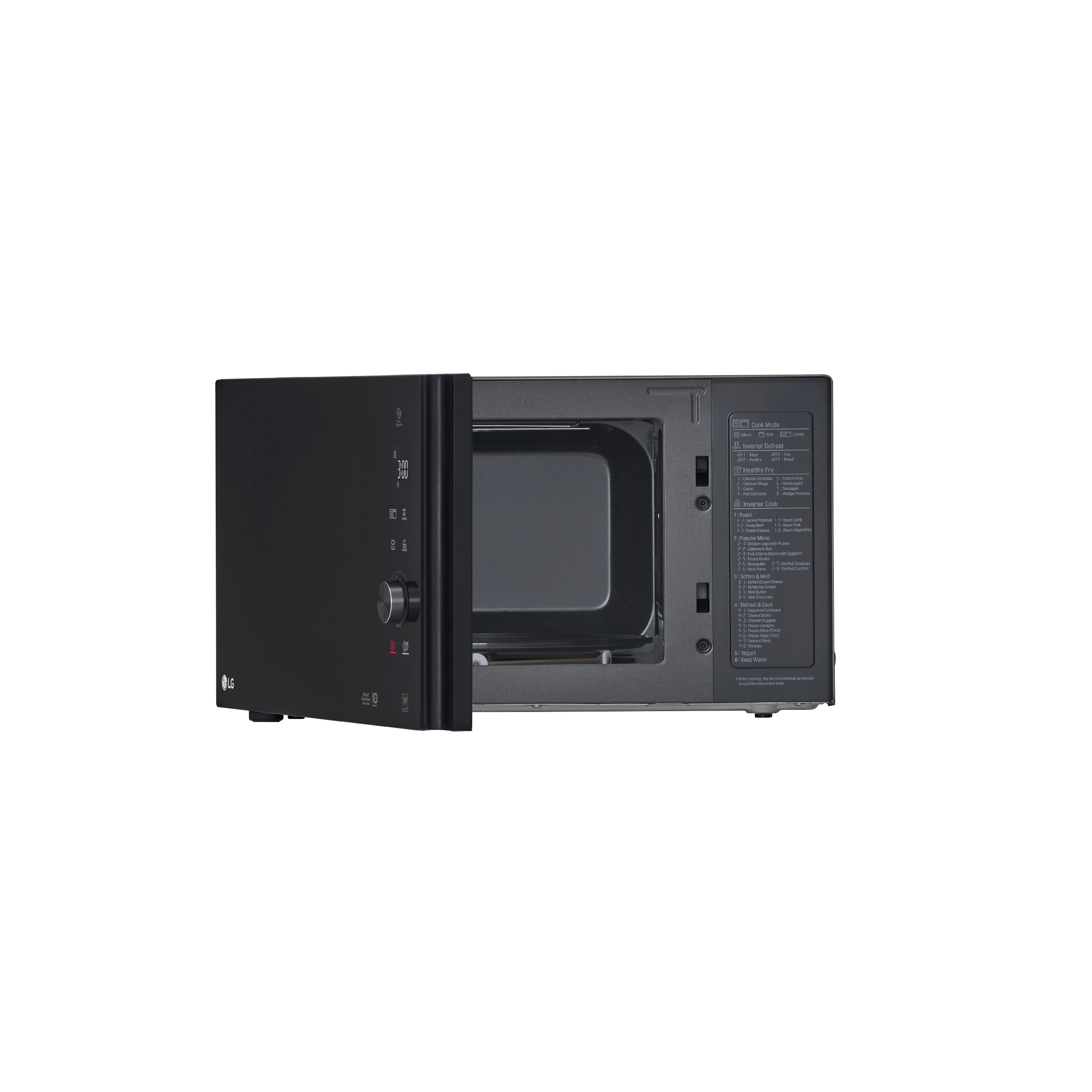Micro-ondas com Grill LG MH7265DPS de 1200 W NeoChef Smart Inverter, EasyClean e Capacidade de 32 L - Preto Preto-5
