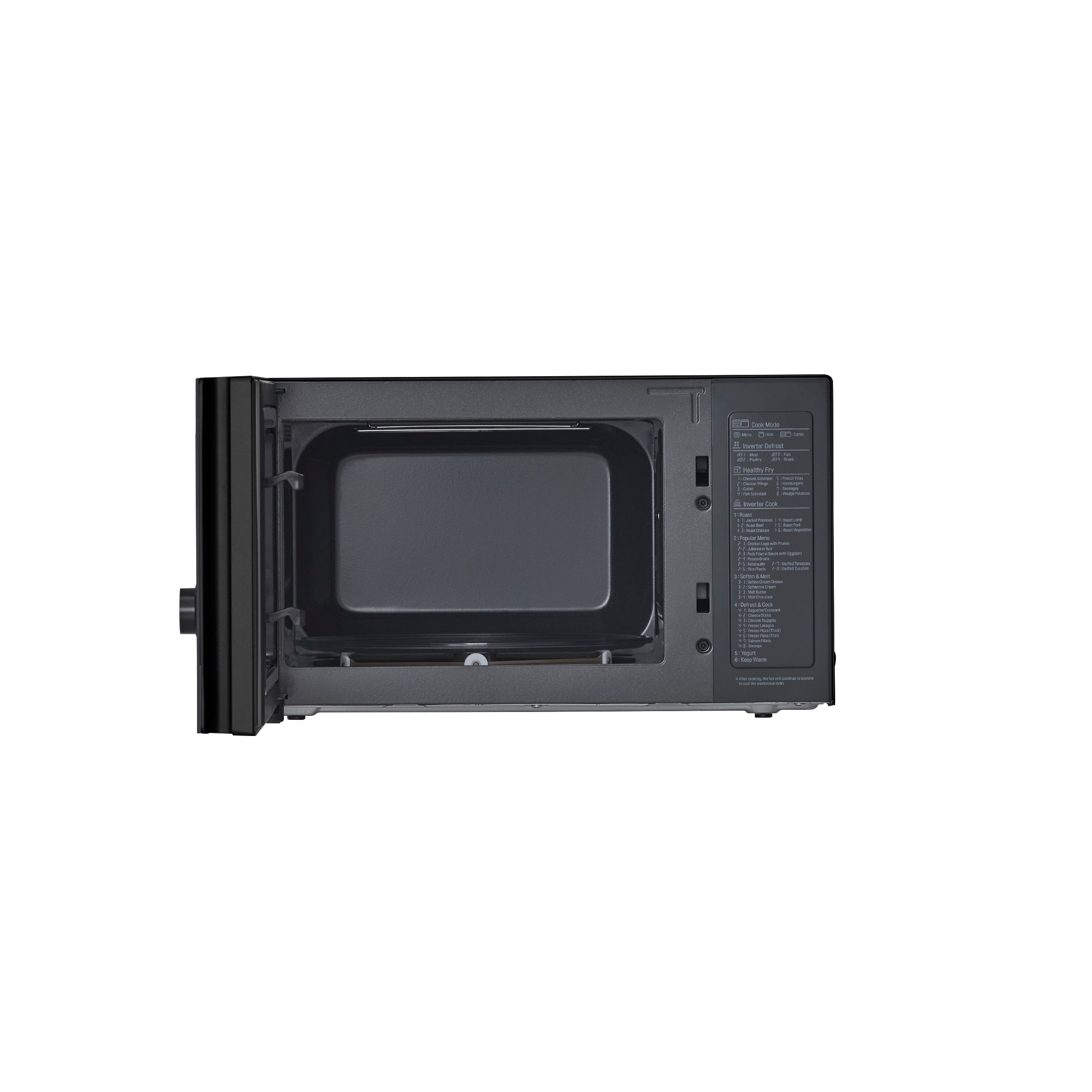 Micro-ondas com Grill LG MH7265DPS de 1200 W NeoChef Smart Inverter, EasyClean e Capacidade de 32 L - Preto Preto-6