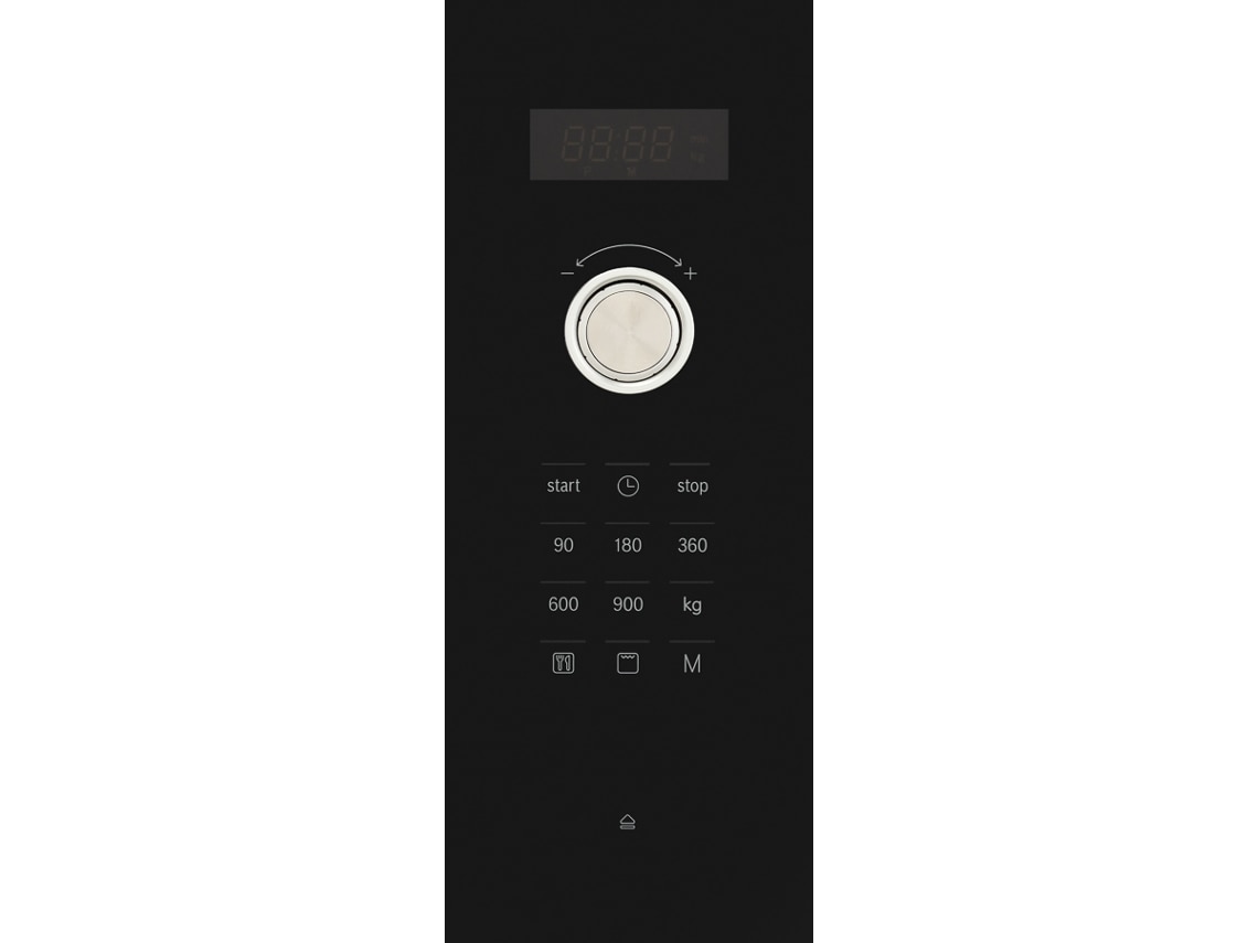 Micro-ondas Encastrável com Grill Bosch Série 6 BEL554MS0 Hidrolítico de 900 W e Capacidade para 25 Litros - Inox Vidro preto/inox-3