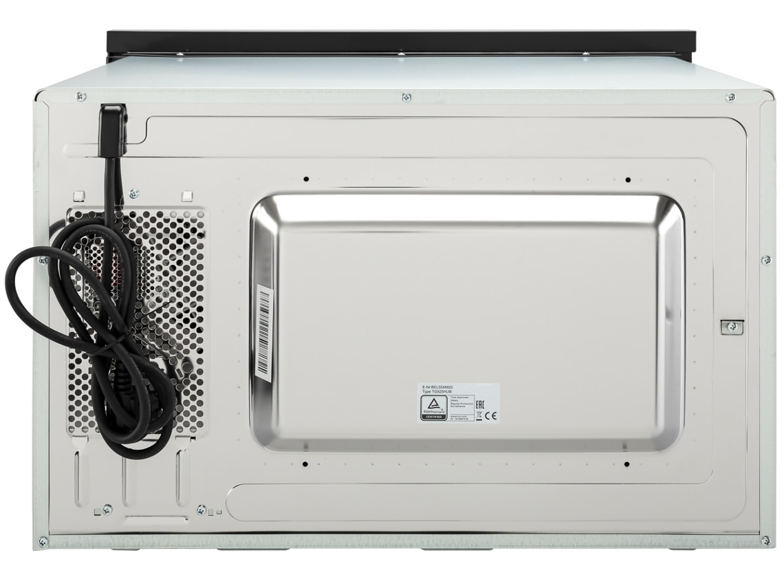 Micro-ondas Encastrável com Grill Bosch Série 6 BEL554MS0 Hidrolítico de 900 W e Capacidade para 25 Litros - Inox Vidro preto/inox-4