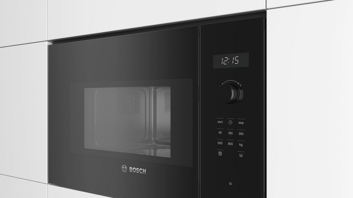 Micro-ondas Encastrável Bosch Série 6 de 800 W e Capacidade de 20 Litros Preto-2