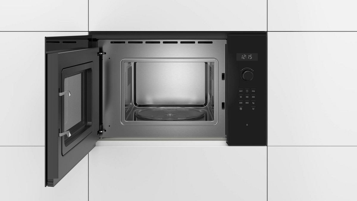 Micro-ondas Encastrável Bosch Série 6 de 800 W e Capacidade de 20 Litros Preto-3