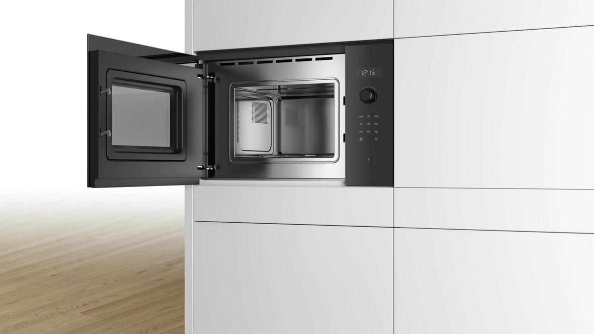 Micro-ondas Encastrável Bosch Série 6 de 800 W e Capacidade de 20 Litros Preto-4