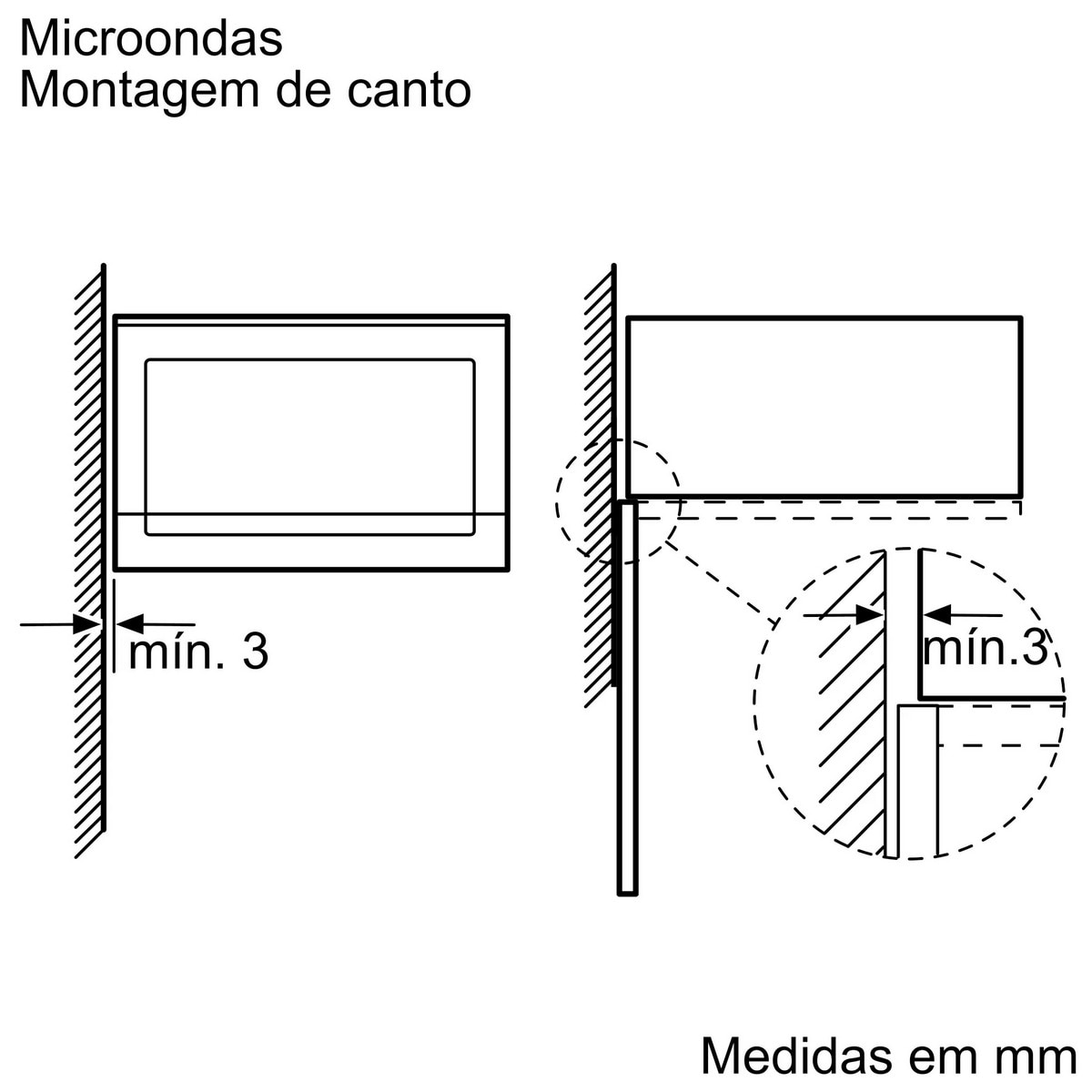 Micro-ondas Encastrável Bosch Série 6 de 800 W e Capacidade de 20 Litros Preto-5