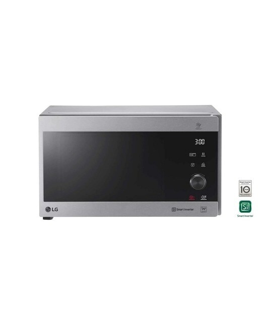 Imagem 0 de Micro-ondas com Grill LG MH6565CPS NeoChef?, Smart Inverter, EasyClean? de 1000 W e Capacidade de 25 Litros - Inox