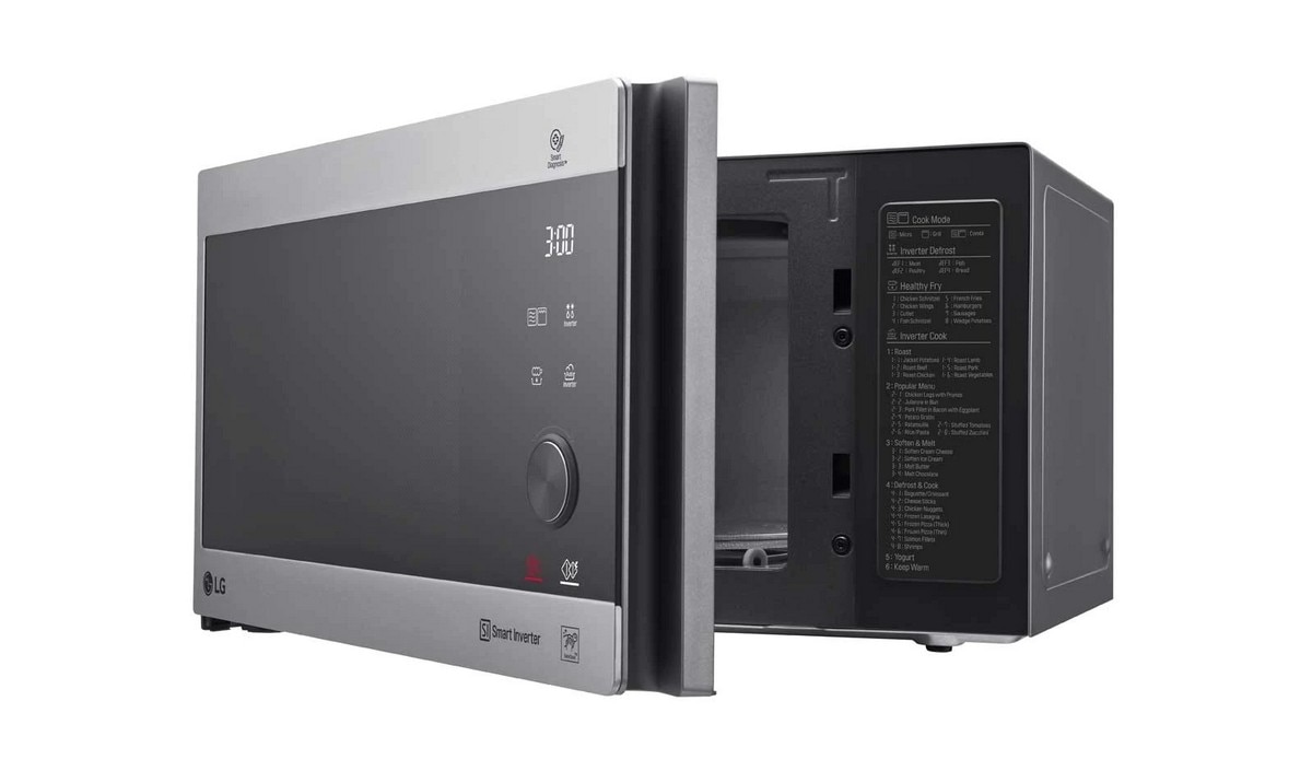 Micro-ondas com Grill LG MH6565CPS NeoChef?, Smart Inverter, EasyClean? de 1000 W e Capacidade de 25 Litros - Inox Inox-3