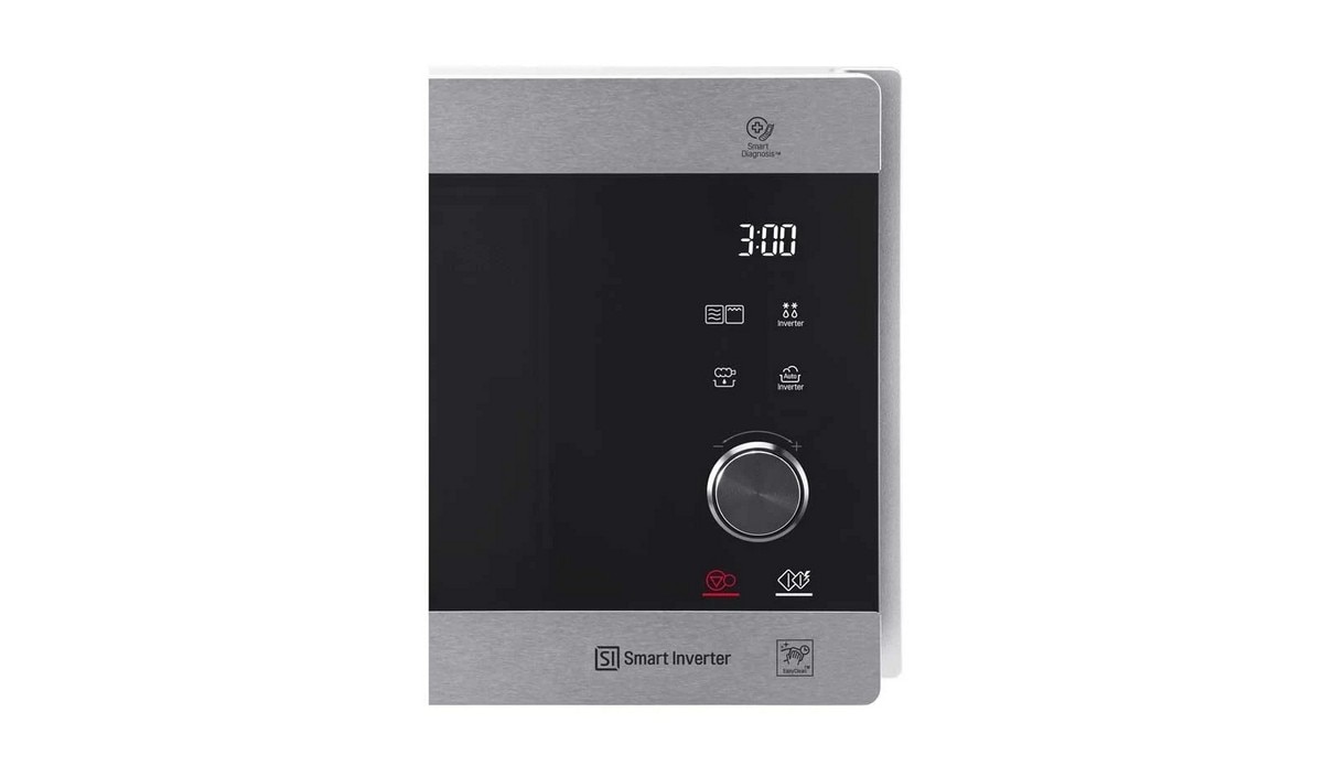 Micro-ondas com Grill LG MH6565CPS NeoChef?, Smart Inverter, EasyClean? de 1000 W e Capacidade de 25 Litros - Inox Inox-6