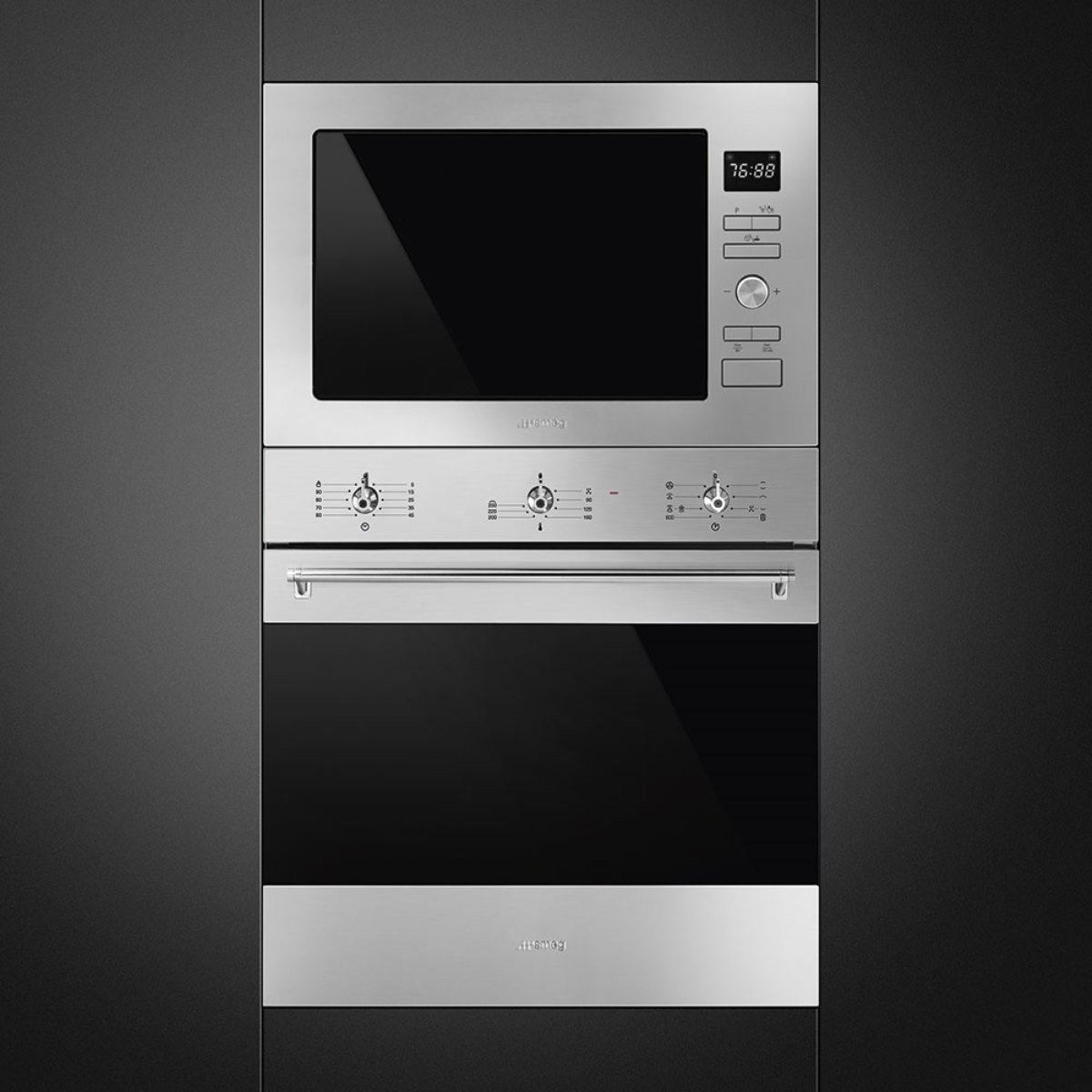 Micro-ondas com Grill Encastrável Selezione Smeg FMI425X de 900 W e Capacidade de 25 Litros - Aço Inox Inox-3