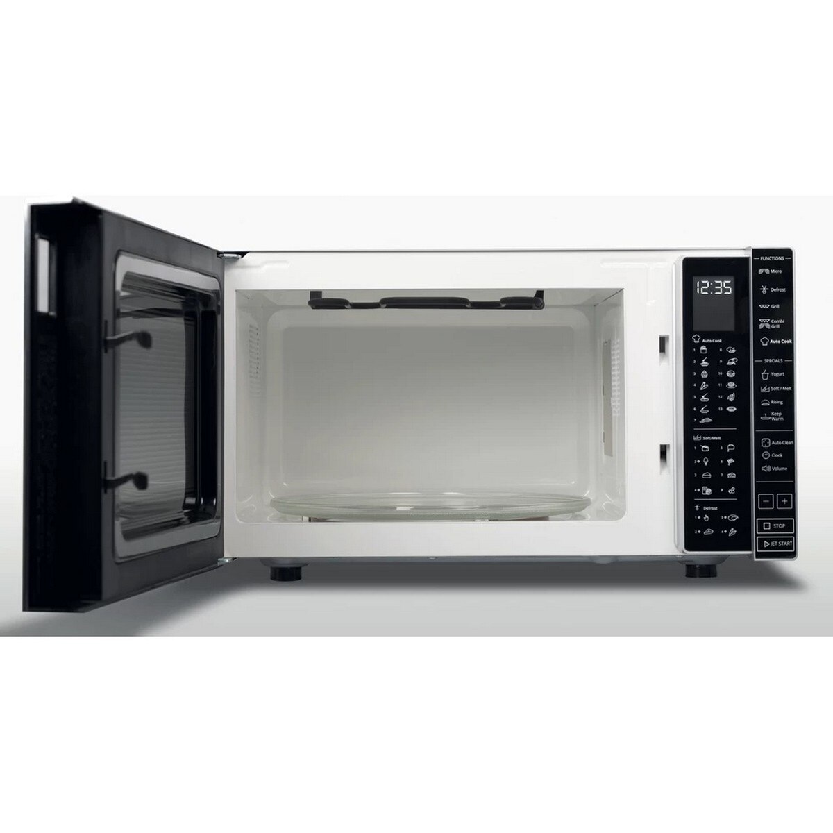 Micro-ondas com Grill Whirlpool MWP 303 SB de 900 W e Capacidade de 30 Litros - Preto e Prateado Preto / Prateado-4