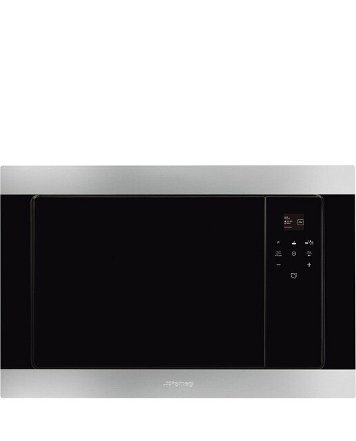 Micro-ondas com Grill Encastrável Classica Smeg FMI320X2 de 850 W e Capacidade de20 Litros - Aço Inox Anti-dedadas Aço inoxidável-1