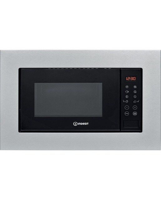 Imagem 0 de Micro-ondas com Grill Encastrável Indesit MWI 120 GX de 800 e de 20 Litros - Aço Inoxidável