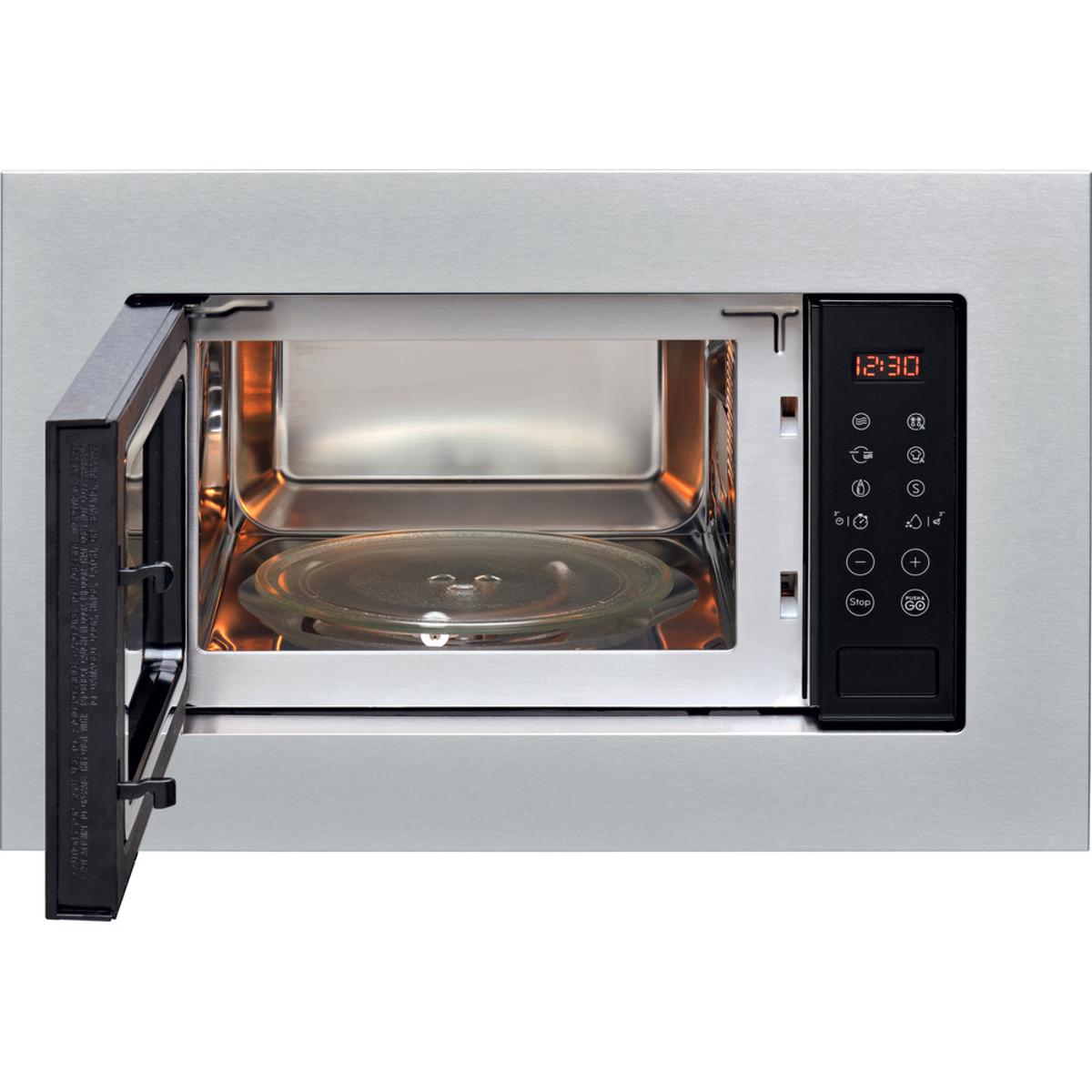 Micro-ondas com Grill Encastrável Indesit MWI 120 GX de 800 e de 20 Litros - Aço Inoxidável Inox-2