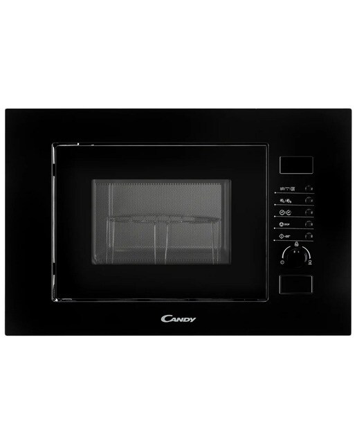 Micro-ondas Encastrável Grill Candy Wave 600 Full Door MIC 20 GDFN de 800 W e de 20 Litros - Preto Preto-1
