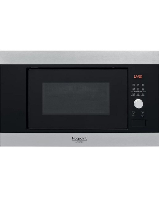 Micro-ondas com Grill Encastrável HotPoint MF20G IX HA de 800 W e Capacidade de 20 Litros - Inox Inox-1