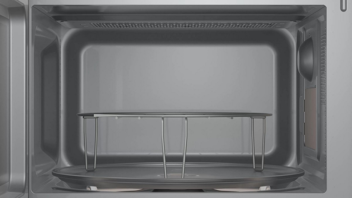 Micro-ondas com Grill Bosch Série 2 FEL023MS2 de 800 W Hidrolítico e Capacidade de 20 Litros - Preto e Inox Inox/Preto-3