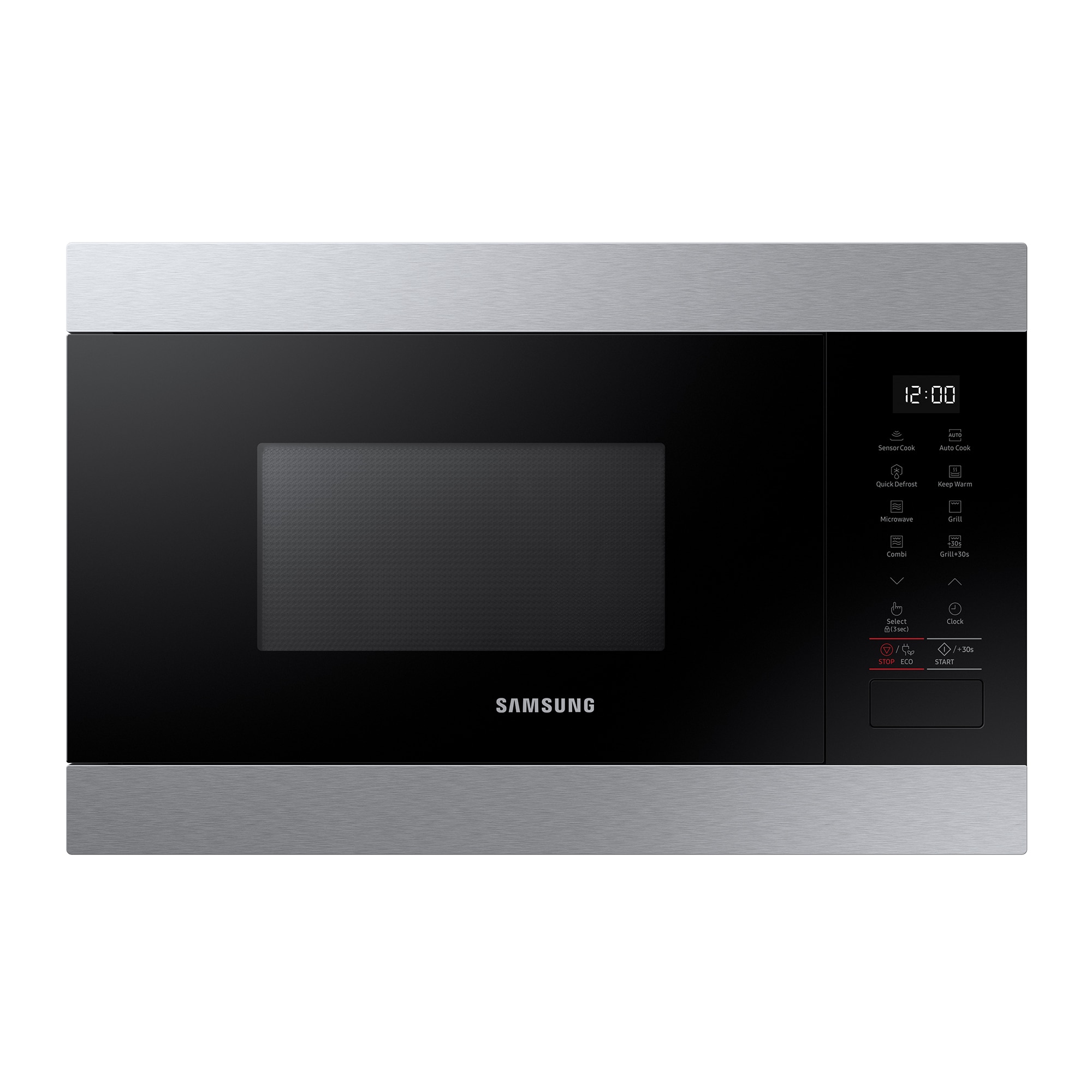 Micro-ondas com Grill Encastrável Samsung MG22M8274CT/E1 de 22 Litros - Preto e Inox Preto / Aço Inox-2