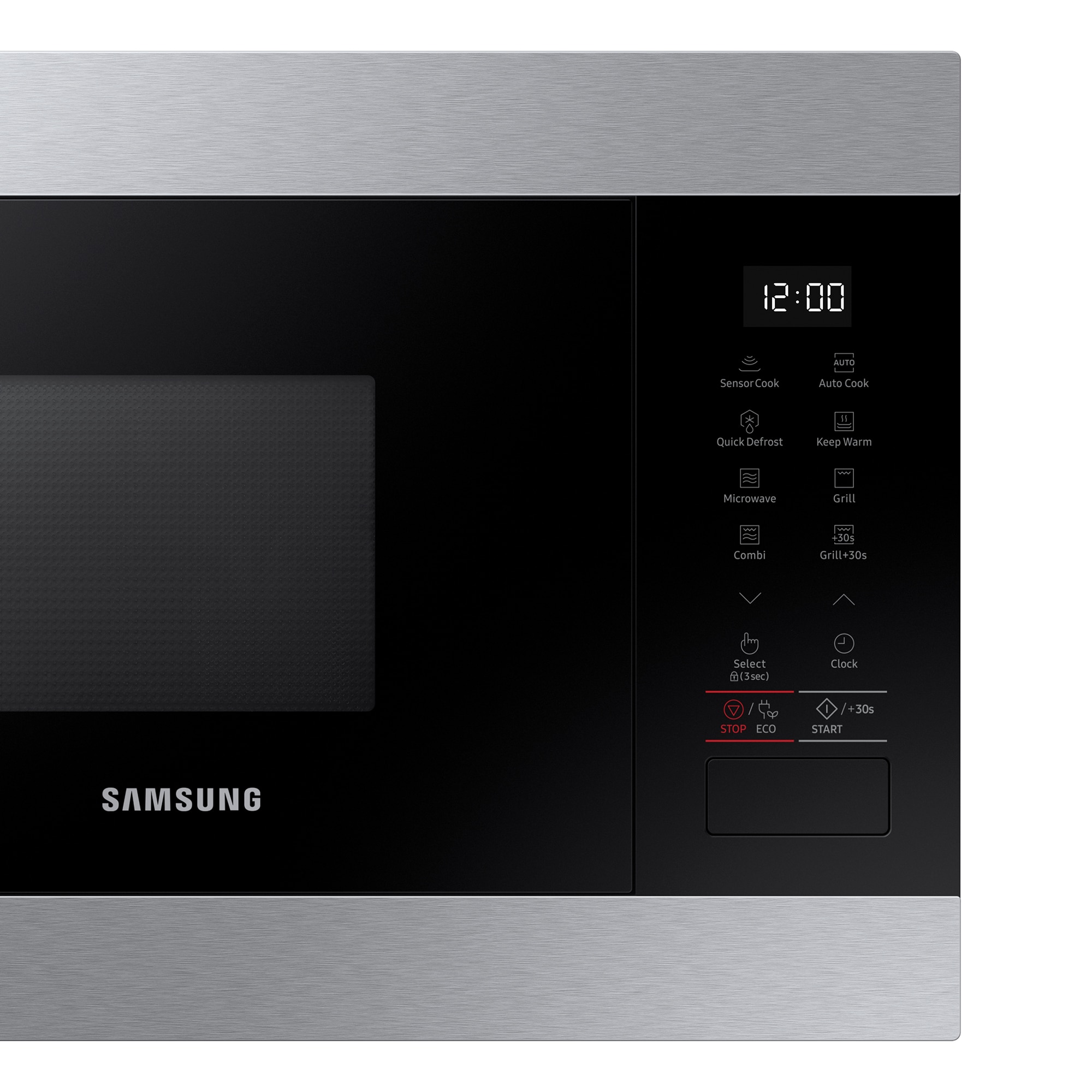 Micro-ondas com Grill Encastrável Samsung MG22M8274CT/E1 de 22 Litros - Preto e Inox Preto / Aço Inox-4