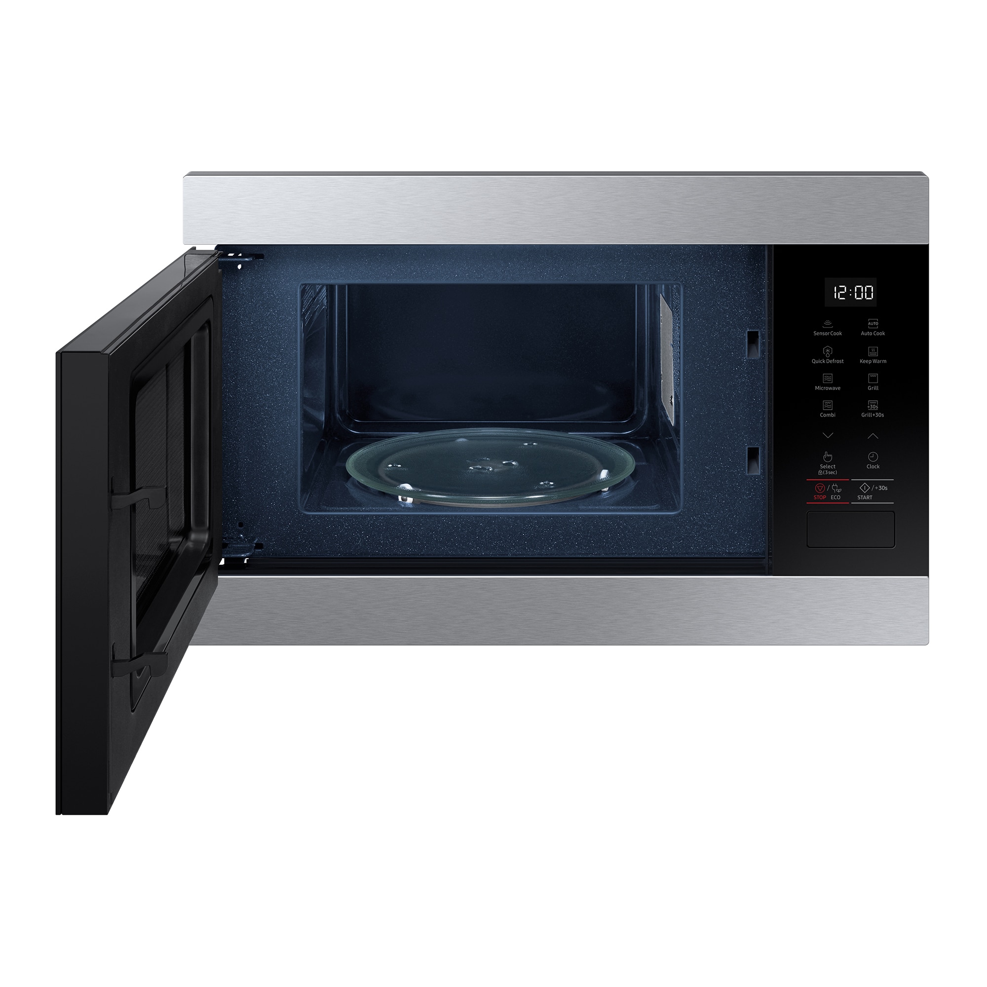 Micro-ondas com Grill Encastrável Samsung MG22M8274CT/E1 de 22 Litros - Preto e Inox Preto / Aço Inox-5