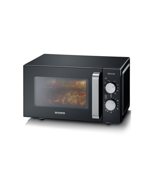 Imagem 0 de Micro-ondas com Grill Severin MW7762 sem Prato, de 800 W e Capacidade de 20 Litros - Preto