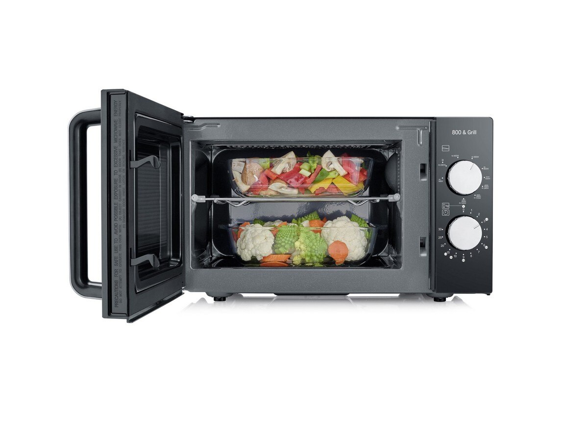 Micro-ondas com Grill Severin MW7762 sem Prato, de 800 W e Capacidade de 20 Litros - Preto Preto-2