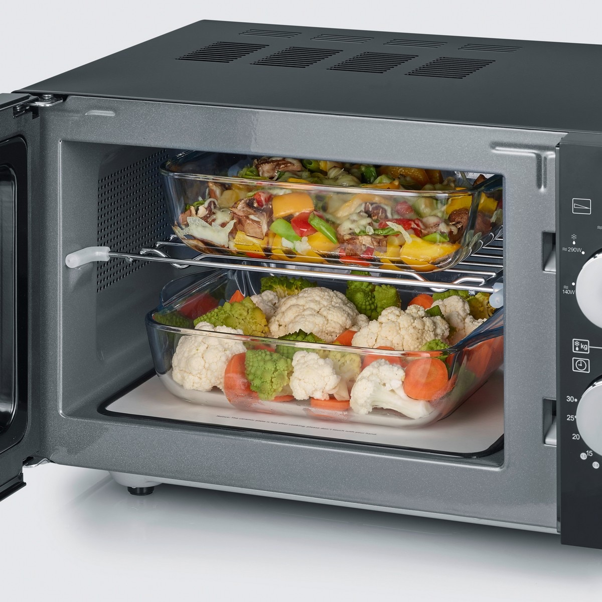 Micro-ondas com Grill Severin MW7762 sem Prato, de 800 W e Capacidade de 20 Litros - Preto Preto-5