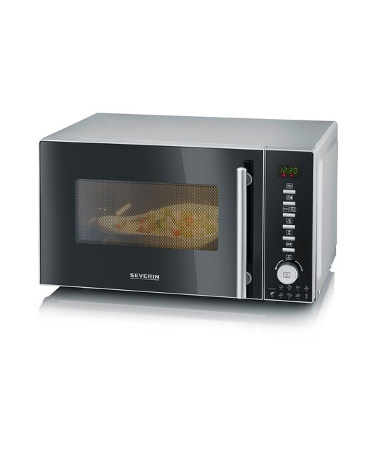 Imagem 0 de Micro-ondas com Grill e Convecção Severin MW7773 de 800 W e Capacidade de 20 Litros - Preto e Cinza