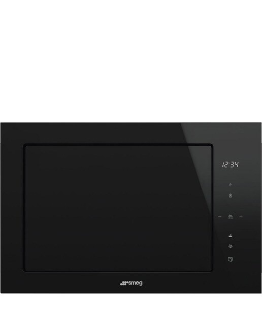 Micro-ondas com Grill Encastrável Smeg Dolce Stil Novo FMI625CN de 900 W e de 25 Litros - Preto Preto-1