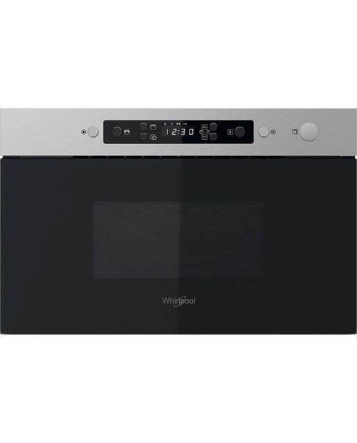 Micro-ondas Encastrável com Grill Whirlpool MBNA920X Função Jet Defrost de 750 W e de 22 Litros - Aço Inoxidável Aço inoxidável-1