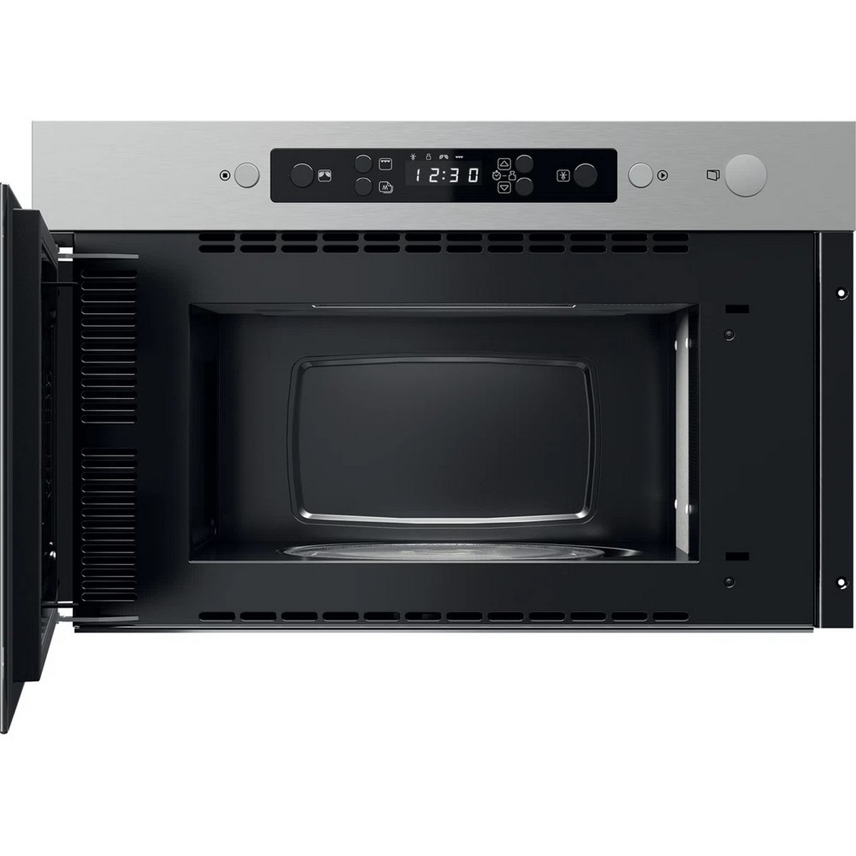 Micro-ondas Encastrável com Grill Whirlpool MBNA920X Função Jet Defrost de 750 W e de 22 Litros - Aço Inoxidável Aço inoxidável-3