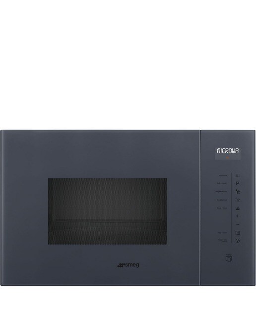 Micro-ondas Encastrável com Grill Smeg Linea FMI125G de 25 Litros - Neptune Grey 1