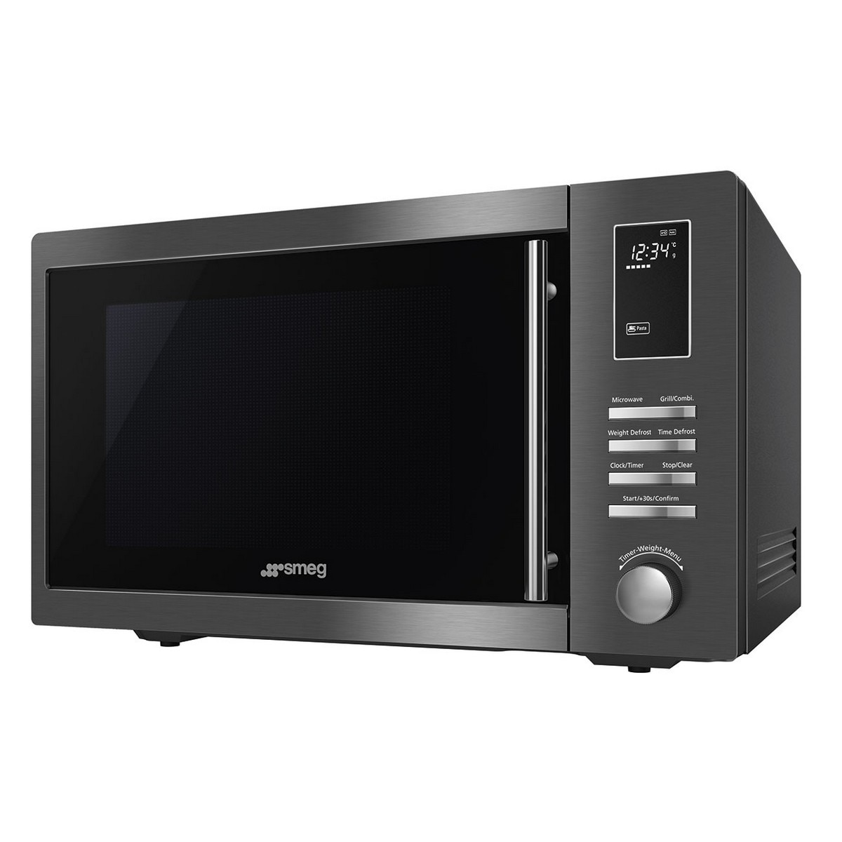 Micro-ondas com Grill Smeg Universal MOE25B de 25 Litros - Dark Inox Preto-3