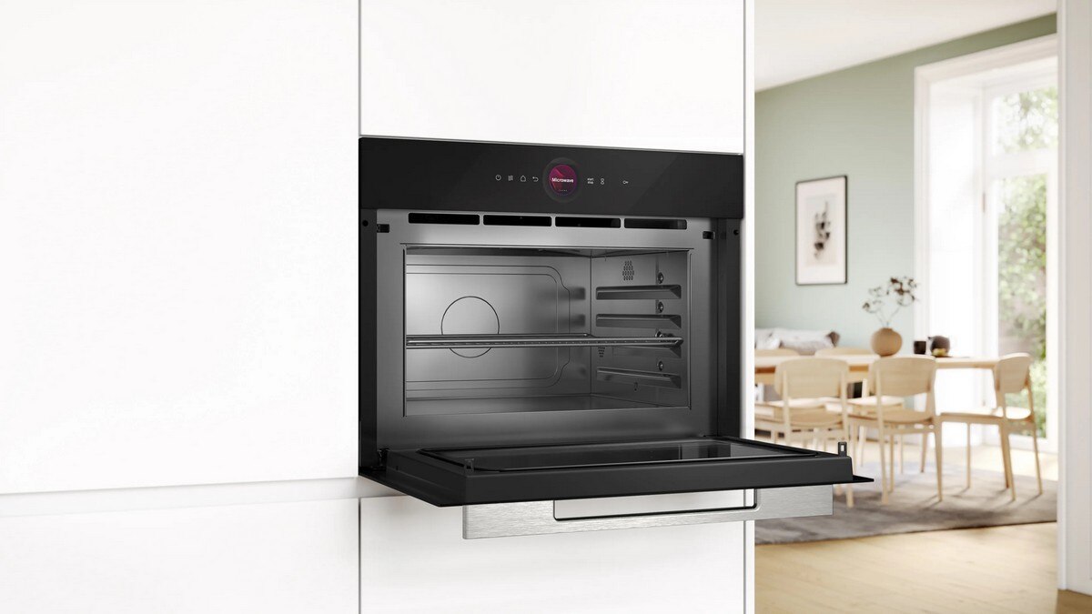 Micro-ondas Encastrável Bosch Serie 8 CEG732XB1 Hidrolítico de 1000 W e de 36 Litros - Preto Preto-2