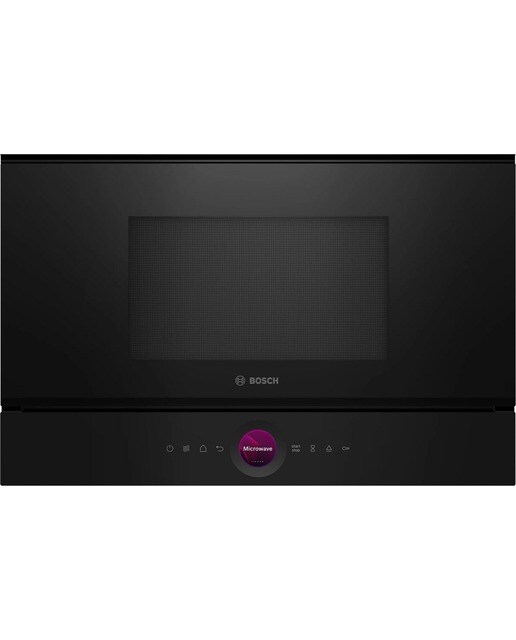 Micro-ondas Encastrável Bosch Serie 8 BEL7321B1 Hidrolítico de 900 W e de  21 Litros - Preto Preto-1