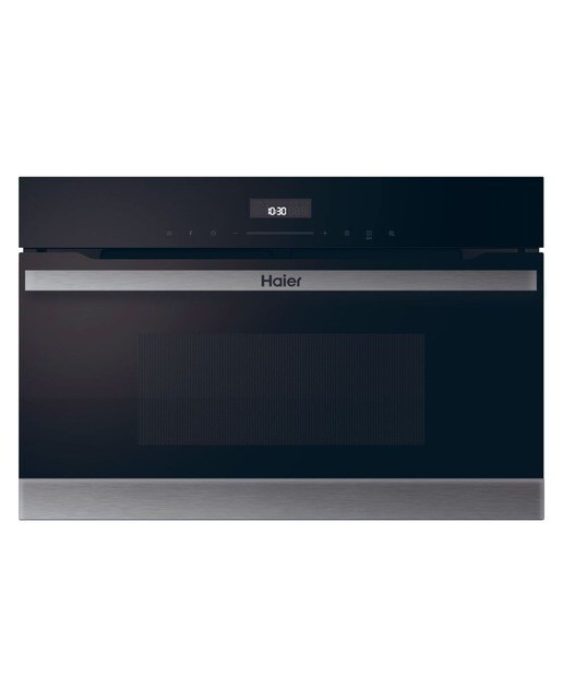 Micro-ondas com Gril Encastrável Haier HWO38MG2IHXBD de 34 Litros - Preto e Inox Preto / Inox-1