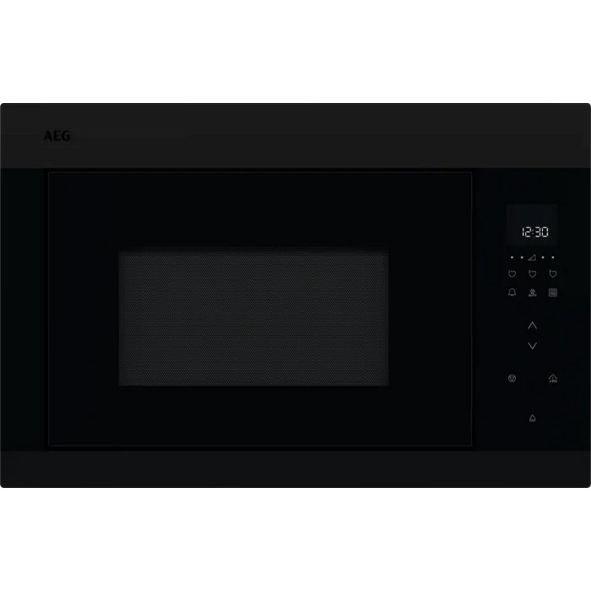 Micro-ondas com Grill Encastrável AEG OMB6G261TT de 900 W e 26 Litros - Preto Preto mate-1