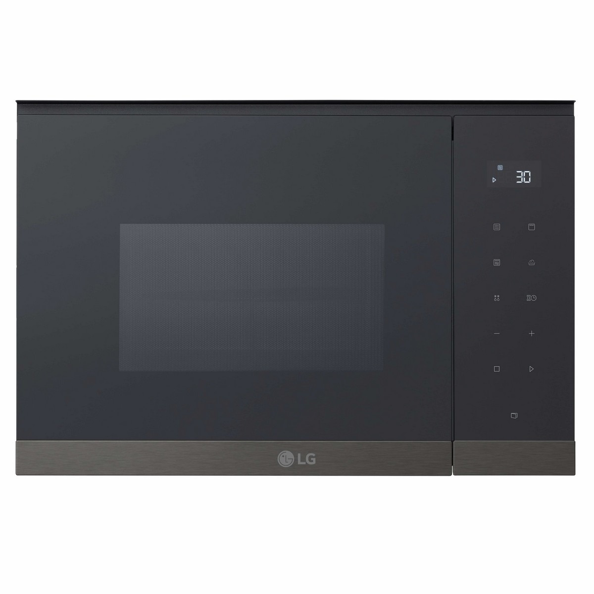 Micro-ondas Encastrável com Grill LG MG7Z2593B de 25 Litros - Preto Vidro preto-1