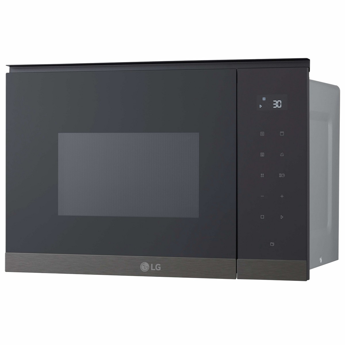 Micro-ondas Encastrável com Grill LG MG7Z2593B de 25 Litros - Preto Vidro preto-2