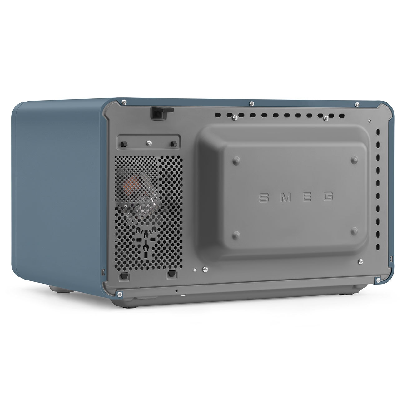 Micro-ondas com Grill Smeg Estética Collezione de 29 Litros Storm Blue-10