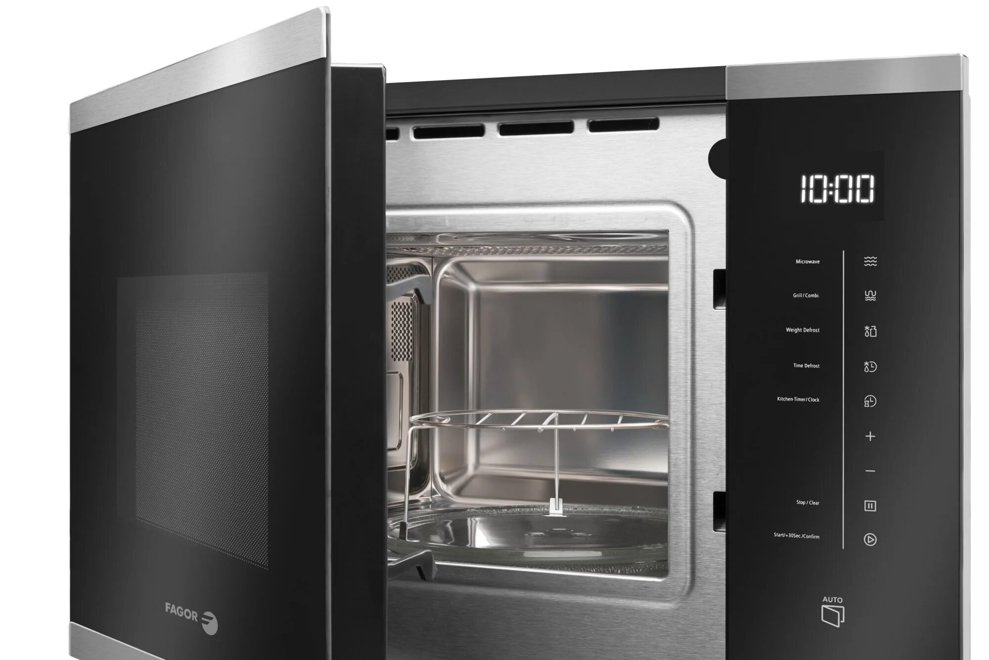 Micro-ondas com Grill Encastrável Fagor 4MWB-25BTCGX Comfort de 25 Litros Preto-5
