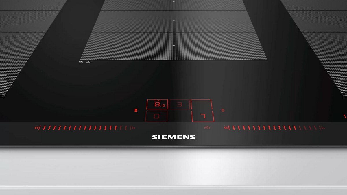 Placa de Indução Siemens iQ700 EX975LXC1E PowerBoost com 5 Zonas de 90 cm - Preto Preto-3