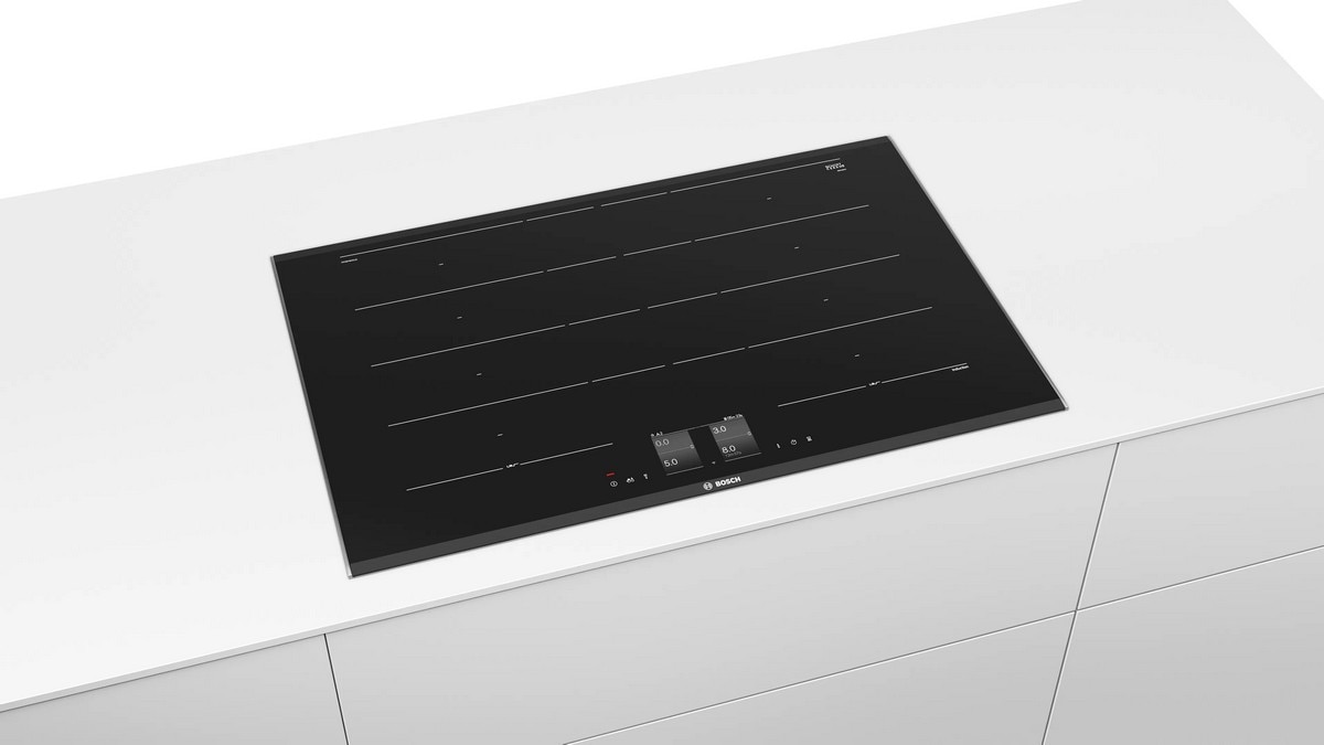 Placa de Indução Bosch Série 8 PXY875KW1E com 4 Zonas e/ou com 2 FlexZones e de 80 cm - Preto Preto-4