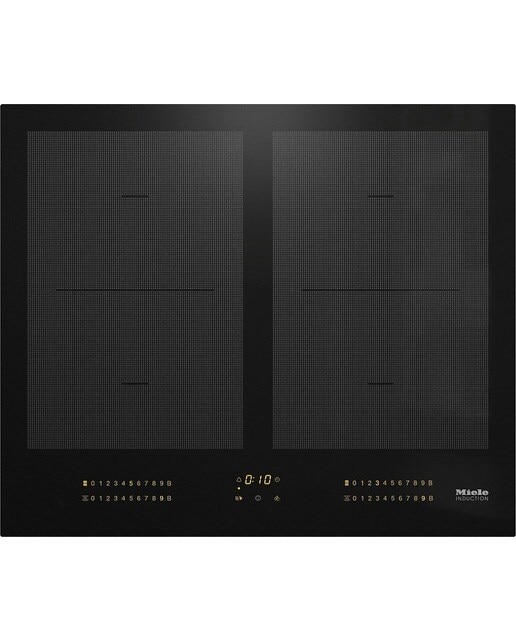 Imagem 0 de Placa de Indução Miele KM 7564 FL PowerFlex de 4 Zonas e de 62 cm - Preto