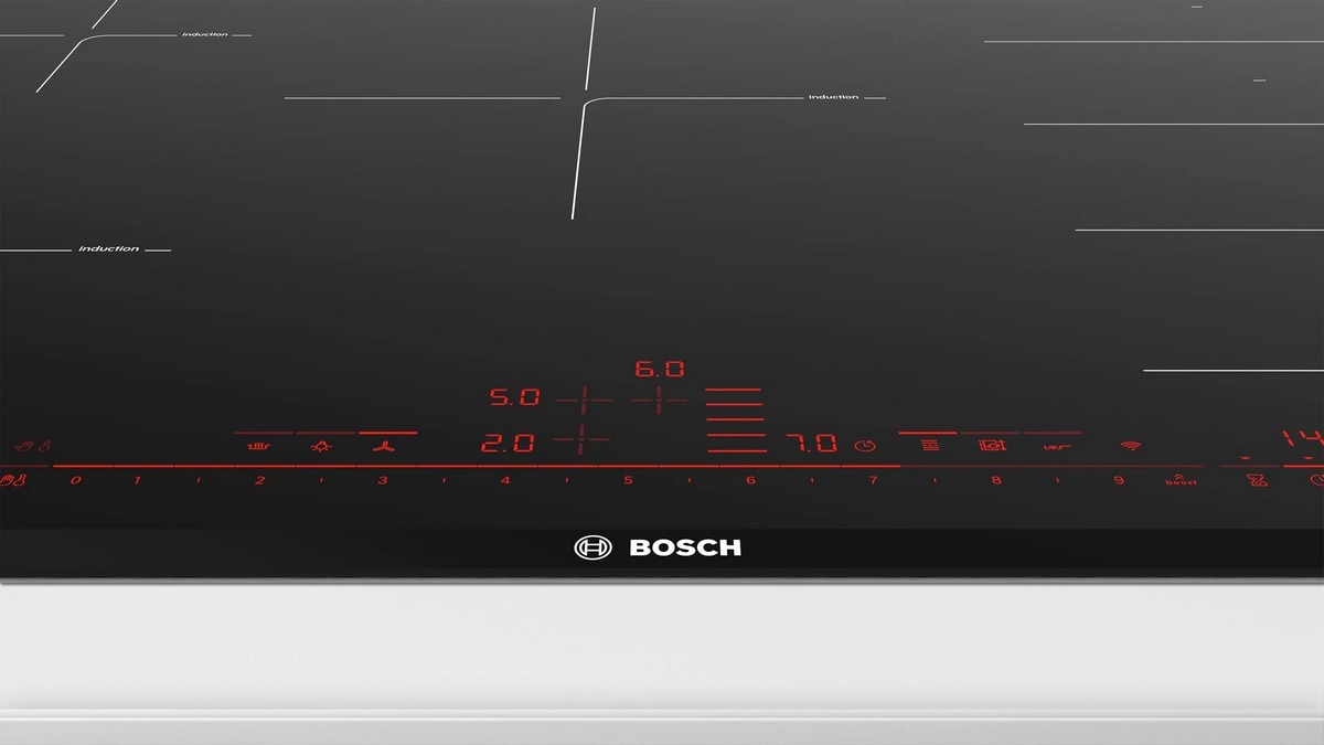 Placa de Indução Bosch Série 8 PXV875DV1E FlexInduction e PerfectFry com 5 Zonas e de 80 cm - Preto Preto-4
