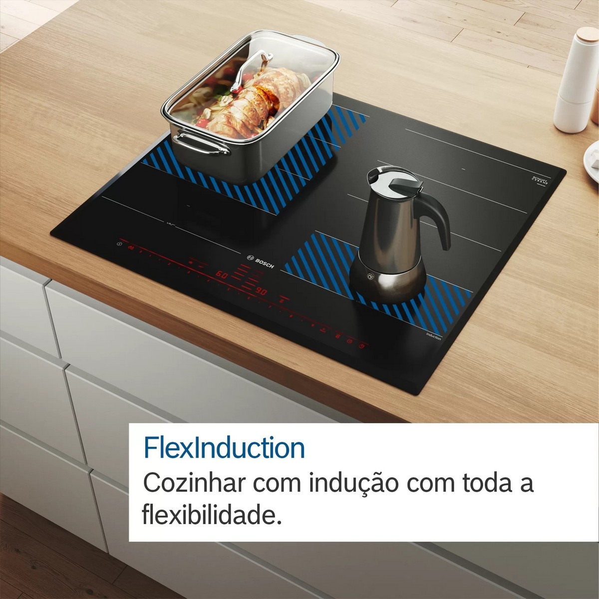 Placa de Indução Bosch Série 8 PXV875DV1E FlexInduction e PerfectFry com 5 Zonas e de 80 cm - Preto Preto-6