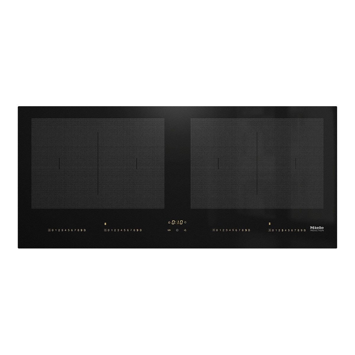 Placa de Indução Miele KM 7684 FL 2 Áreas PowerFlex, de 4 Zonas e de 91,6 cm - Preto Preto-1