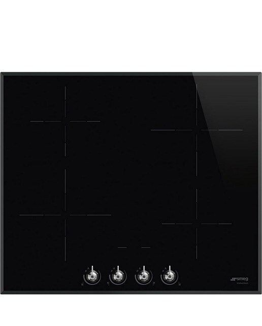 Imagem 0 de Placa de Indução Smeg Classica SI364BM com 4 Zonas e de 60 cm - Ceran Preto